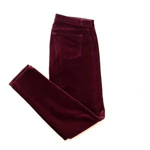 J Brand velvet pants. Great condition!
